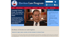 Desktop Screenshot of electionlawissues.org