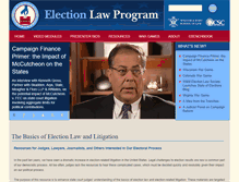 Tablet Screenshot of electionlawissues.org